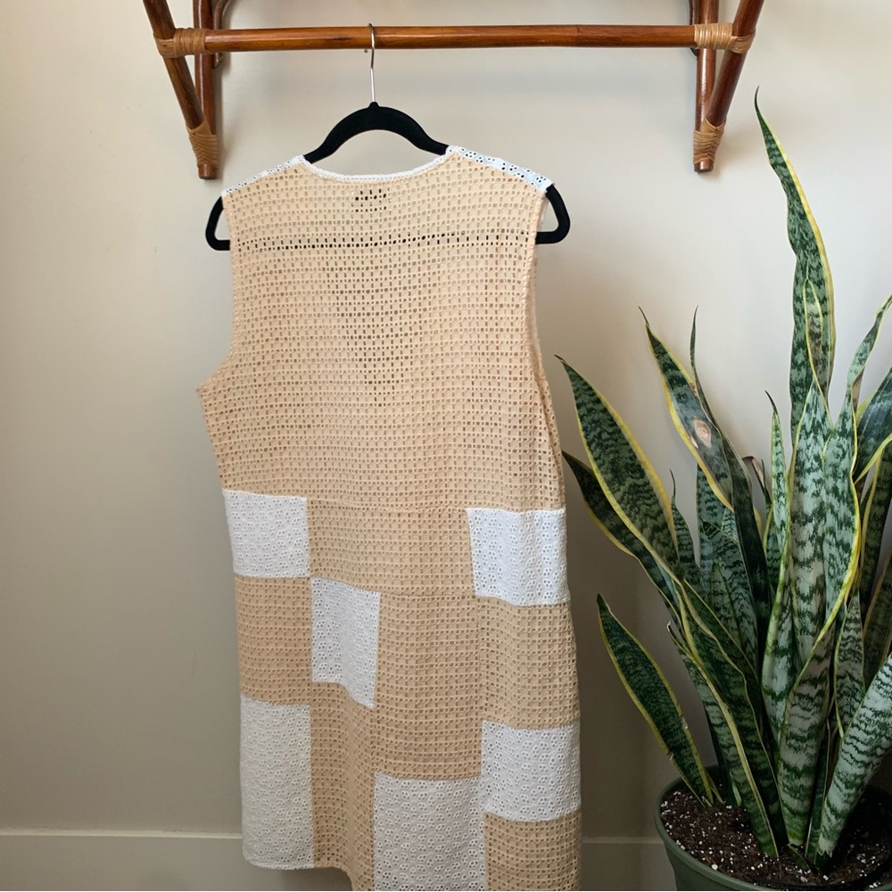 Urban Outfitters Patchwork Eyelet Dress - Picture 2 of 7
